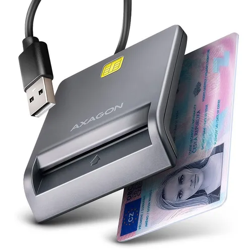 AXAGON CRE-SM3T Smart Card / ID Card FlatReader