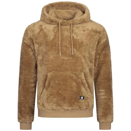 Höhenhorn Bärg Hoodie Teddyfleece Herren Kapuzen Beige Gr. XXL - Kapuzenpullover für Herren, aus extrem weichem Teddyfleece, bietet Wärme und Komfort an kalten Tagen. Modernes Design, ideal für Freizeit und Outdoor-Aktivitäten.