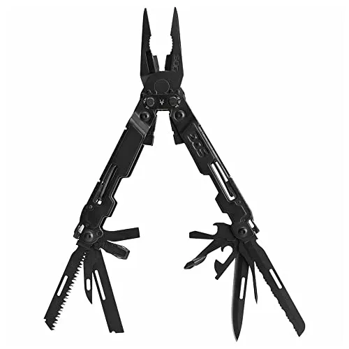 SOG Multitool PowerAccess PA2002 CP Edelstahl 21 Werkzeuge + Bit Set Schwarz - Sonstige Wanderausrüstung mit 21 Funktionen und robustem Edelstahl, perfekt für Outdoor-Abenteuer und vielseitige Anwendungen.