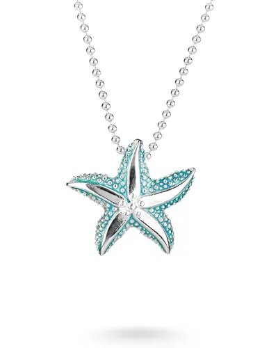 Heartbreaker Luxus Seestern Anhänger aus Echtsilber 925 - Clasp Charms für Damen, eleganter und maritimer Seestern Anhänger in hochwertigem 925 Sterling Silber, nickelfrei und ideal für Allergiker.