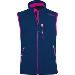 Trollkids Kids Trollfjord Vest 152, navy/pink von TROLLKIDS
