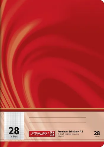 BRUNNEN Schulheft A5 Vivendi Lineatur 28 16 Blatt,