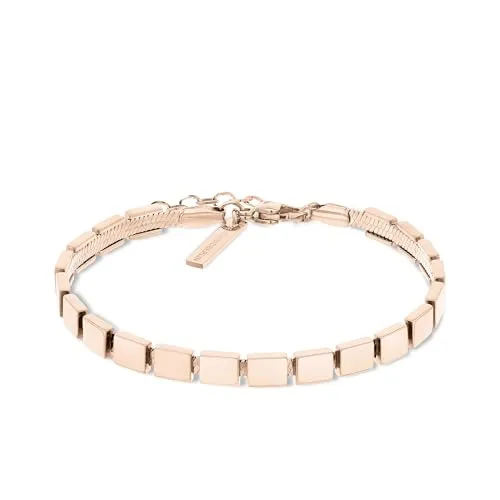 LIEBESKIND Berlin Damen Armband LJ-1691-B-21 - Elegantes Armband aus Edelstahl in IP Roségold, 21 cm lang, ideal als Geschenk für jeden Anlass und perfekt kombinierbar mit anderen Schmuckstücken.