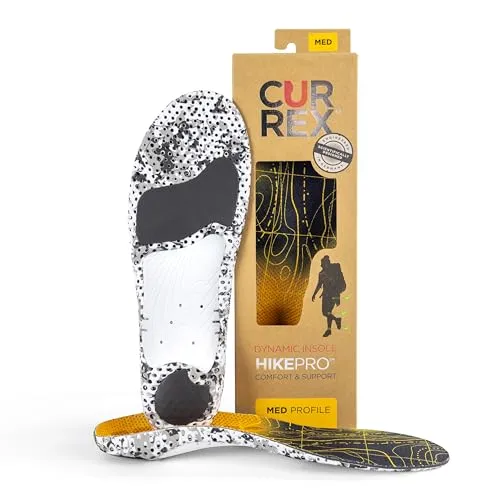 CURREX HIKEPRO SOHLEN Gr. XS (EUR 34.5-36.5) - Einlegesohlen für optimalen Komfort beim Wandern, bieten hervorragende Dämpfung und Unterstützung für Ihre Füße.
