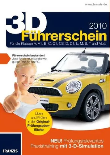 3D Führerschein 2010 von FRANZIS