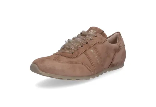 Paul Green Damen Sneaker Veloursleder in Braun, Gr. 37 - Sportlicher Schnürschuh von Paul Green aus hochwertigem Veloursleder. Flexible Laufsohle für hohen Komfort im Alltag und modische Details für entspannte Freizeitlooks.