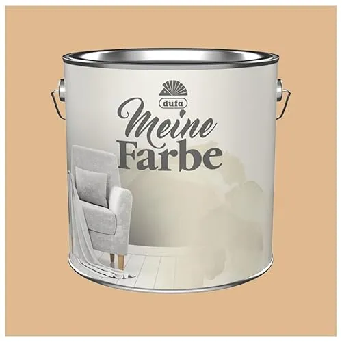 düfa Wandfarbe Meine Farbe GEWÜRZE MUMBAIS 2,5L - Dispersionsfarbe in Profi-Qualität, konservierungsmittelfrei und ideal für ein gesundes Raumklima. Hohe Deckkraft und edelmatt für ein elegantes Finish in Wohn- und Arbeitsbereichen.