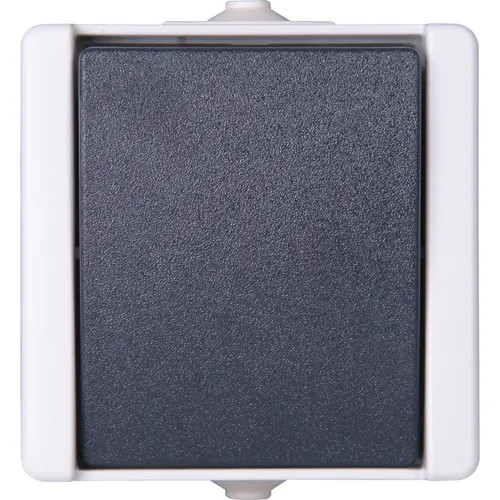 Kopp Aus-Wechselschalter proAQA grau Aufputz 540656002