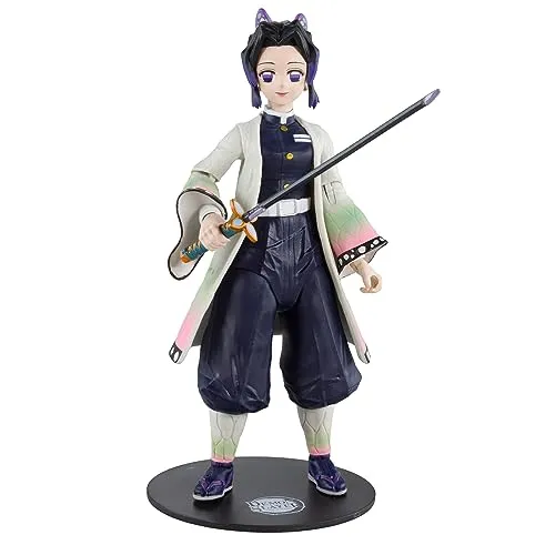 McFarlane Demon Slayer: Kimetsu no Yaiba Actionfigur Shinobu Kocho 18 cm - Actionfigur für Kinder, detailgetreu und beweglich, mit Zubehör und Base, ideal für Fans von Demon Slayer: Kimetsu no Yaiba.