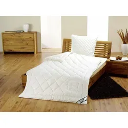 Bettdecke Bio Baumwoll Duo Winter 135x200cm - Bettdecke aus 100% Bio-Baumwolle, allergikergeeignet und waschbar bis 60°C – ideal für gemütliche Winternächte im Schlafzimmer.