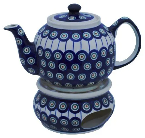 Bunzlauer Keramik Teekanne mit Stövchen 1.00 Liter von Bunzlauer Keramik