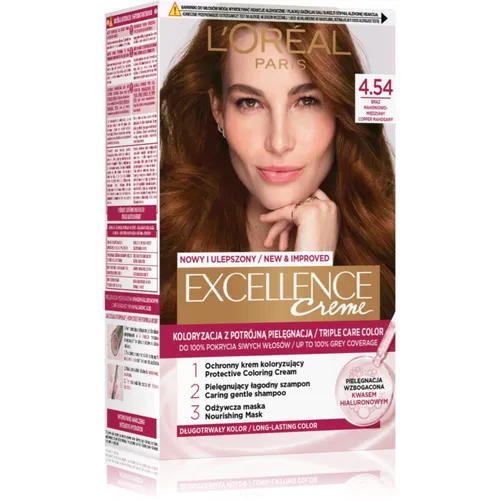 L'Oréal Paris Excellence 4.54 Haarfarbe Mahagoni Kupfer