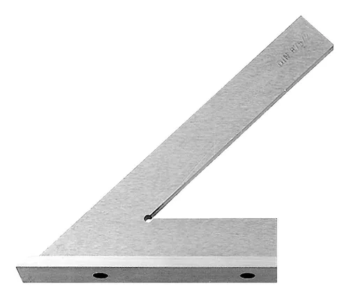 Forum Spitzwinkel 45 Grad mit Anschlag 150 x 100 mm - Präziser Winkelmesser für exakte Messungen, ideal für Handwerker und Heimwerker in der Holzverarbeitung.