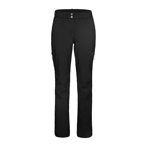 Mammut Runbold Winter Softshell Pants Women black (0001) 46 - Wanderhosen für Damen, ideal für winterliche Outdoor-Abenteuer. Die wasserabweisende Softshellhose mit Fleecefutter bietet optimalen Kälteschutz und besteht aus umweltfreundlichem Recyclingpolyester.