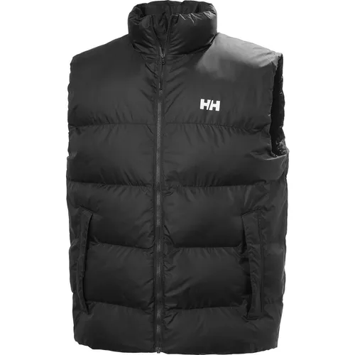 Helly-Hansen Herren Active Puffy Weste 991 Schwarz - Herren-Weste für aktiven Outdoor-Lifestyle, mit hochwertiger synthetischer Isolierung und YKK-Reißverschlüssen, ideal für Winter und Freizeit.