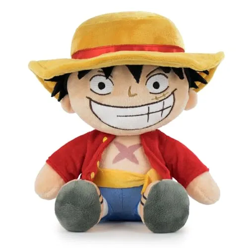 One Piece Plüschfigur - Impulse Luffy 30CM - Action- & Spielfiguren, kuschelige Luffy-Plüschfigur mit einer Größe von 30 cm, perfekt für Fans von One Piece und zum Spielen oder Sammeln.
