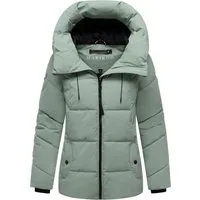 Marikoo Damen Winter Steppjacke Kuscheltatze XVI mit Kapuze
