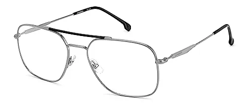 CARRERA Brillengestell Model 290 für Herren - Verschreibungspflichtige Brillenfassung aus leichtem Metall mit flossenförmigen Bügeln und hochschlagfestem Vorderteil, inklusive Brillenetui – ideal für stilbewusste Herren.