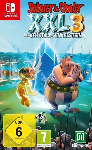 Asterix & Obelix XXL3: Der Kristall-Hinkelstein für Nintendo Switch - Action & Abenteuer Spiel für die ganze Familie, digitaler Download, ideal für Spaß und Abenteuer auf der Nintendo Switch.