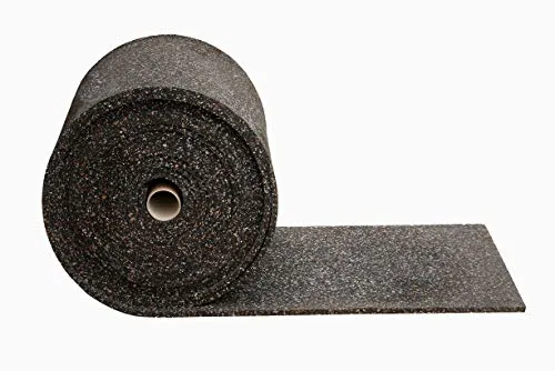 Gummimatte 1,5 cm Anti-Vibrationsmatte Antirutschmatte 300 x 60 x 1,5 cm, schwarz (Meterware) (Bautenschutzmatte Antivibrationsmatte Außenbereich Kofferraummatte Bodenschutzmatte Bodenbelag Gummi)