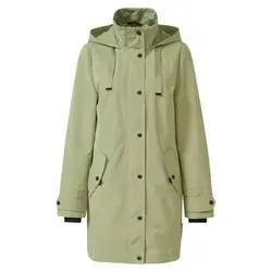 Outdoor-Jacke - Grün - Größe 40 - Praktischer Parka für jedes Wetter! Mit fixierter Kapuze, Stehkragen und perfekter Passform durch Tunnelzug. Das verlängerte Rückenteil und Pattentaschen bieten zusätzlichen Schutz und Stauraum. Ideal für Abenteuer im Freien!