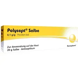Polysept Salbe - Antiseptikum für vielseitige Einsätze: ideale Hautdesinfektion und Wundbehandlung bei Verletzungen, Verbrennungen und Hauterkrankungen.
