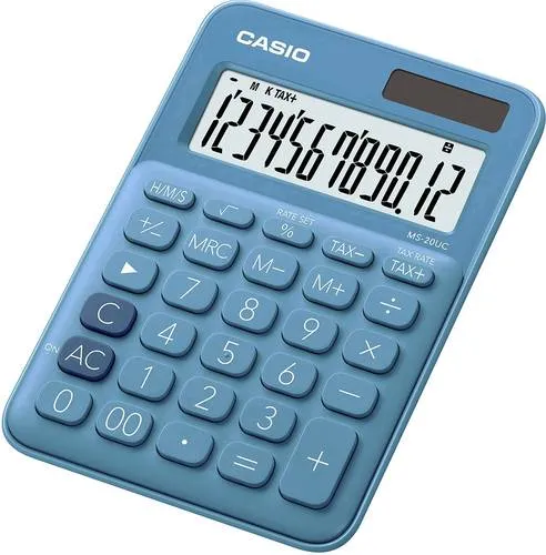 CASIO Taschenrechner Blau von CASIO