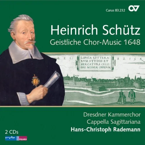 Schütz: Geistliche Chormusik 1648 - Gesamteinspielung - Hörbücher mit der vollständigen Aufnahme von Schütz' geistlicher Chormusik, ideal für Liebhaber klassischer Musik und Choräle.