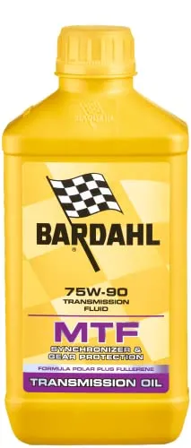 Bardahl - Getriebeöl MTF 75W90, Schutz des Getriebes und Differentialblocks, Synchroniser Performance, für Fahrzeuge, 100% synthetisch, 1 Liter