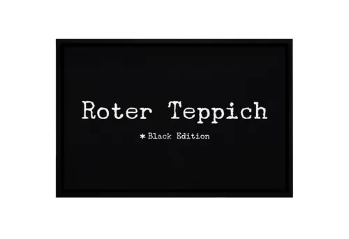 MoonWorks Fußmatte Black Edition in weiß von MoonWorks