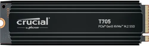 Crucial T705 SSD 4TB - M.2 2280 PCIe 5.0, blitzschnelle Lesegeschwindigkeit von 14.100 MB/s und integrierter Kühlkörper für optimale Leistung
