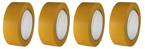 Rollen Maler Goldband Finelinetape Malerkrepp Abdeckband Washi Lack (4 Rollen 38mm x 50m) 4