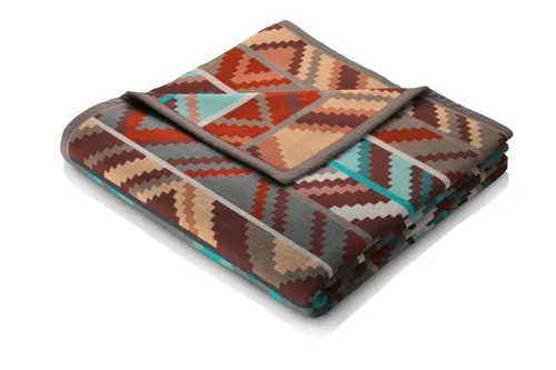 biederlack® Flauschige Kuscheldecke Ethno Prisma 150x200 cm von Biederlack