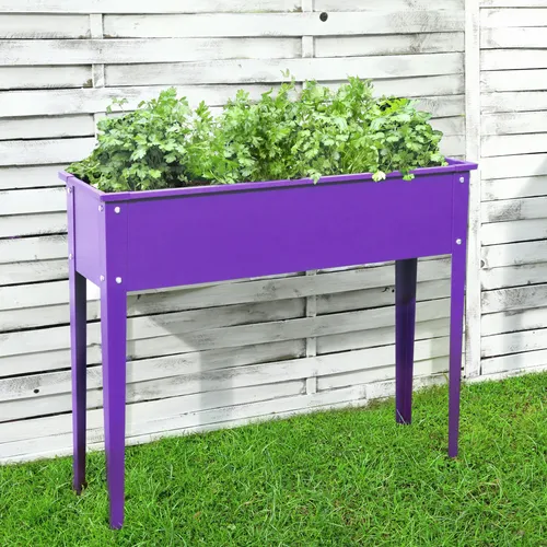 Floraworld Metall-Hochbeet Gr. 3, anthrazit matt 100 x 40 x 80 cm