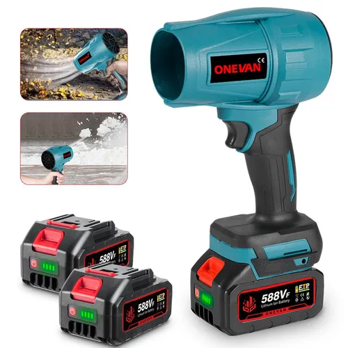 Akku-Laubbläser Turbo Gebläse 360 km/h Jet Fan