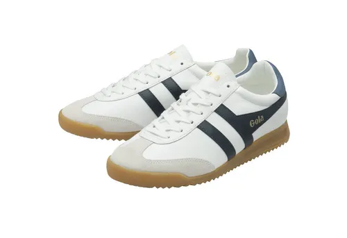 Gola Sneaker Torpedo Leder 2025 – Herren Sneaker in Weiß/Navyblau - Trendiger Herrensneaker im klassischen Gola-Stil, inspiriert von den 80ern. Ideal für lässige Outfits und den Alltag, mit hochwertigem Leder für ein angenehmes Tragegefühl.