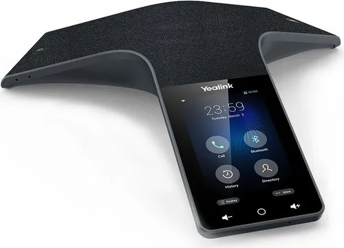 Yealink CP925 VoIP-Konferenztelefon - Festnetztelefon mit Bluetooth-Schnittstelle und Wi-Fi, ideal für flexible Konferenzen und einfache Anrufverwaltung.