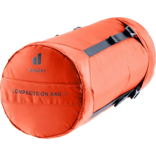 Deuter Compression Bag Packsack S | 6L, orange - Packsack für Backpacker, komprimierbar und platzsparend - ideal für Volumenbewusste Camper