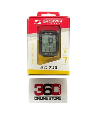 Sigma Fahrradcomputer BC 7.16 Schwarz 7160