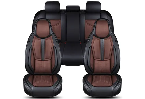 BREMER SITZBEZÜGE für Opel Adam (2013-2019) – Komplettset Schwarz/Braun - Komplettset für Opel Adam (2013-2019) mit Schonbezügen für Vordersitze und Rückbank. Hochwertige Materialien und 3-Lagen-System für Komfort und Schutz. Praktische Taschen für Ihre Utensilien.
