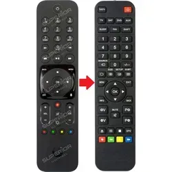 Produktbild Ersatz Fernbedienung für Vodafone A224000 Giga TV Cable Box 2