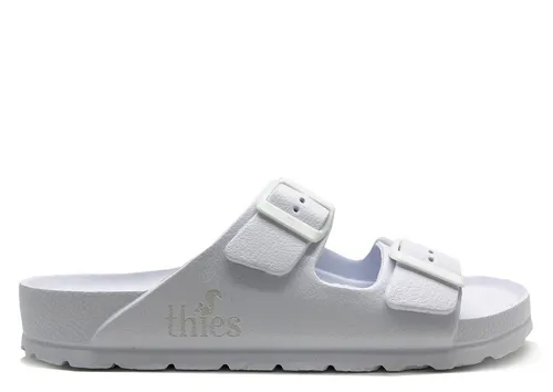 thies 1856 Ecofoam Sandale Vegan - Weiße Sandale Größe 39 EU - Vegan und umweltfreundlich, diese leichte Sandale aus recyceltem Material bietet hohen Tragekomfort und ist ideal für warme Tage.