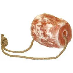 Can-Agri Leckstein aus Bergkristallsalz 2,5 kg - naturbelassener Salzleckstein mit Mineralien und Spurenelementen, ideal für gesunde Pferdeernährung