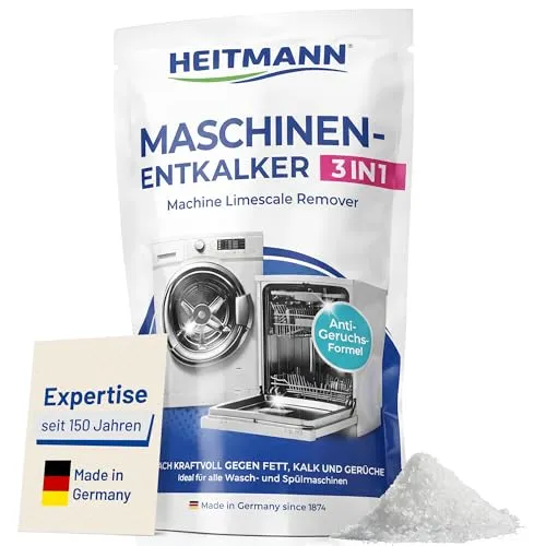Produktbild HEITMANN Maschinen-Entkalker 3in1 175 g | Effektiver Entkalker für Waschmaschine & Spülmaschine