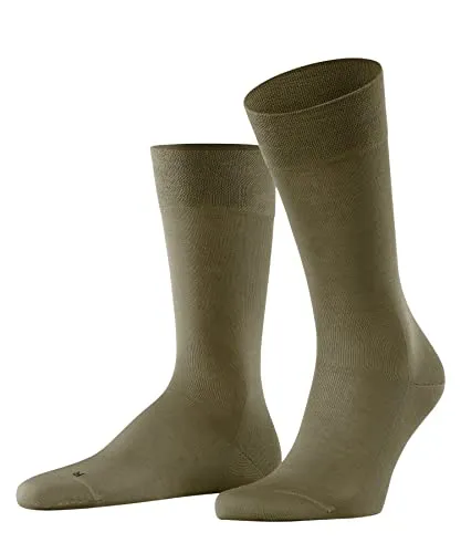FALKE Herren Socken Sensitive Malaga M SO Baumwolle mit Komfortbund 1 Paar, Beige (Laurel 7544), 39-42