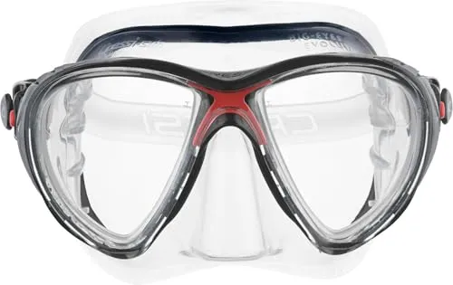 CRESSI Big Eyes Evo Mask Clear/Red von Cressi