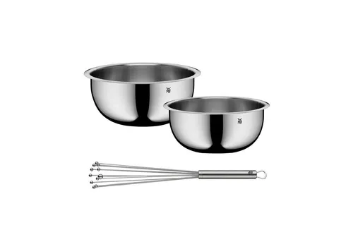 WMF Schüssel Set Gourmet 2-teilig, 22 und 24 cm und Rührblitz Profi Plus