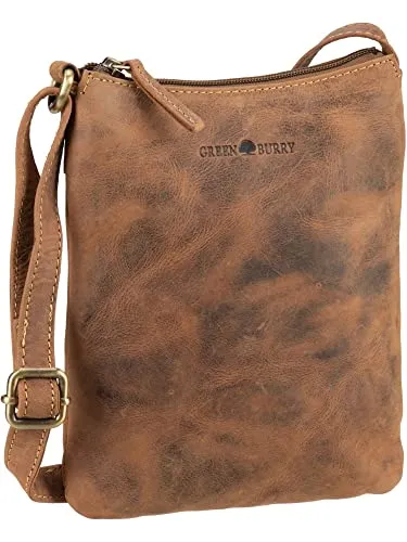 Greenburry Umhängetasche Vintage Leder 1564-25 - Handtaschen aus hochwertigem Vintage-Leder, stilvoll und langlebig – perfekt für den Alltag oder besondere Anlässe.