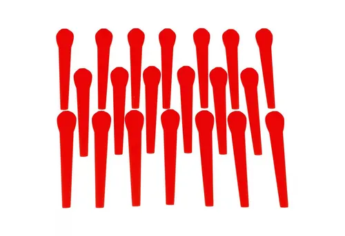 20x Ersatz-Messer für Gardena EasyCut Li-18/23 und Comfor-Cut Li-18/23 R - Zubehör für Elektrowerkzeug: 20 scharfe Ersatz-Messer, perfekt kompatibel mit Gardena Modellen für einen effizienten Rasenschnitt.