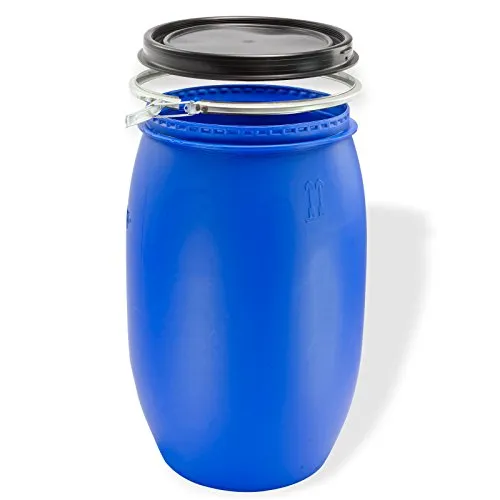 DEMA Maischefass 120 l, Weithalsfass, blau